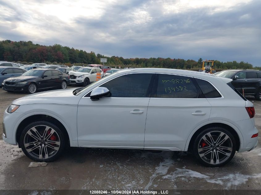 2022 Audi Sq5 Premium VIN: WA1A4AFY1N2134582 Lot: 12088246