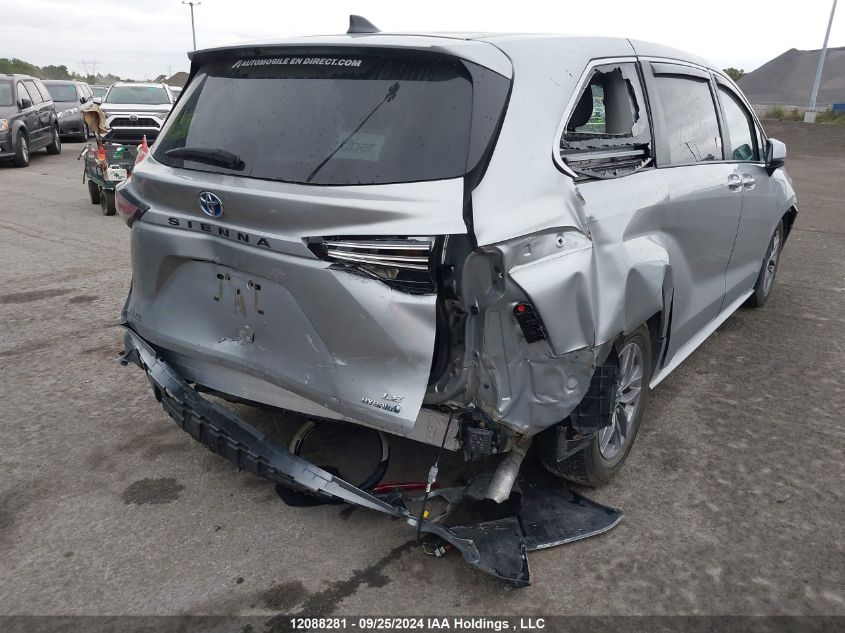 2021 Toyota Sienna VIN: 5TDGRKEC2MS061968 Lot: 12088281