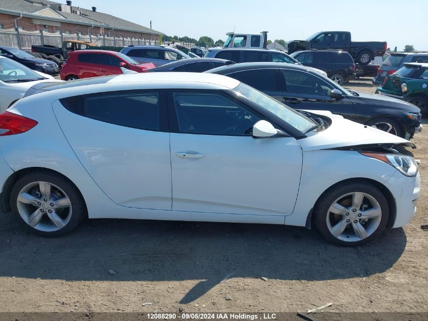 2014 Hyundai Veloster VIN: KMHTC6AD7EU192201 Lot: 12088290