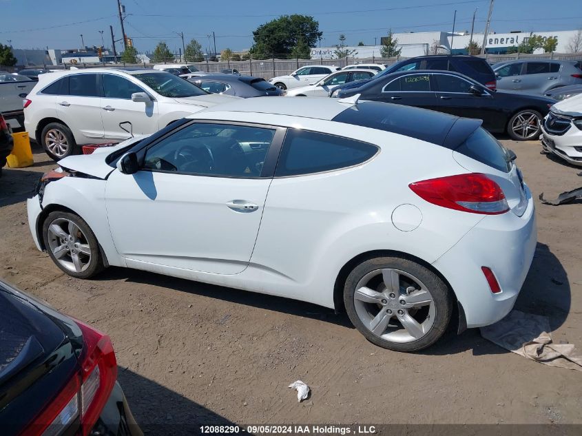 2014 Hyundai Veloster VIN: KMHTC6AD7EU192201 Lot: 12088290