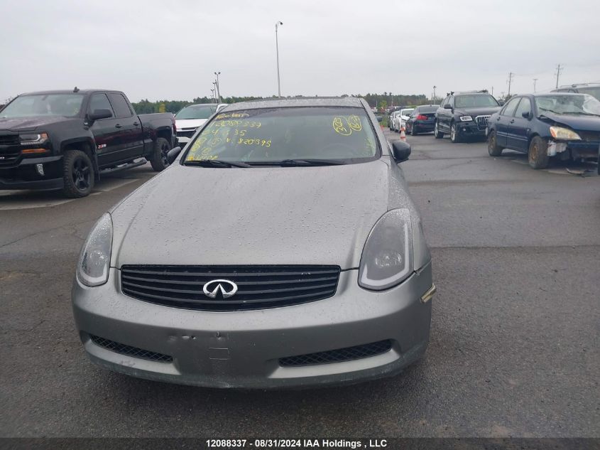 2004 Infiniti G35 VIN: JNKCV54E44M820595 Lot: 12088337