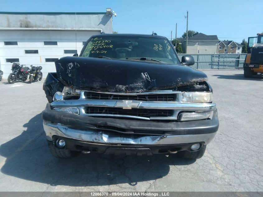 2006 Chevrolet Tahoe K1500 VIN: 1GNEK13TX6R156408 Lot: 12088370