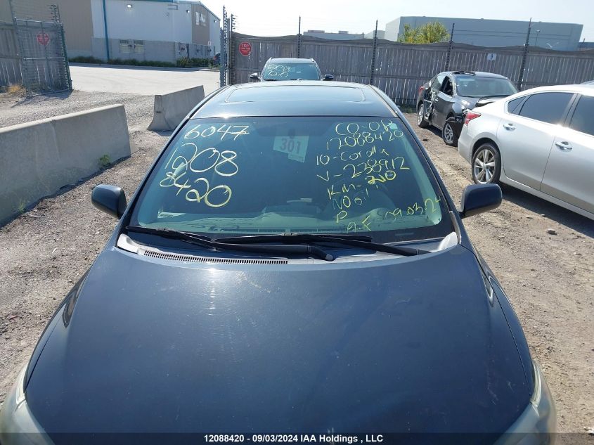 2010 Toyota Corolla S VIN: 2T1BU4EE3AC238912 Lot: 12088420