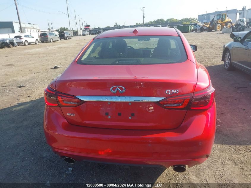 2023 Infiniti Q50 VIN: JN1EV7BR6PM543127 Lot: 12088500