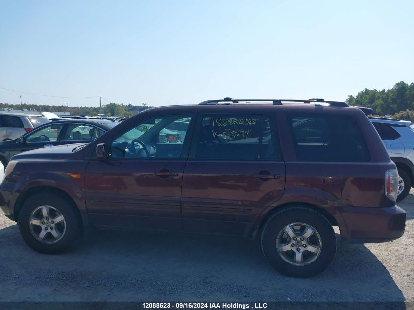 2008 Honda Pilot VIN: 5FNYF18658B502077 Lot: 12088523