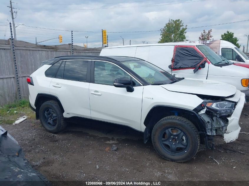 2019 Toyota Rav4 Hybrid Xle VIN: 2T3RWRFV7KW004736 Lot: 12088566