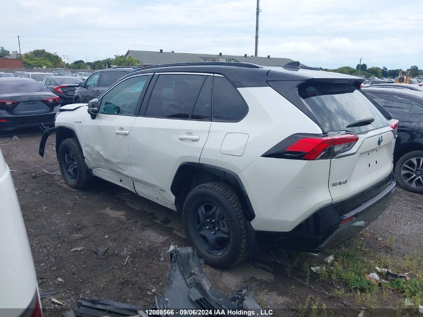 2019 Toyota Rav4 Hybrid Xle VIN: 2T3RWRFV7KW004736 Lot: 12088566