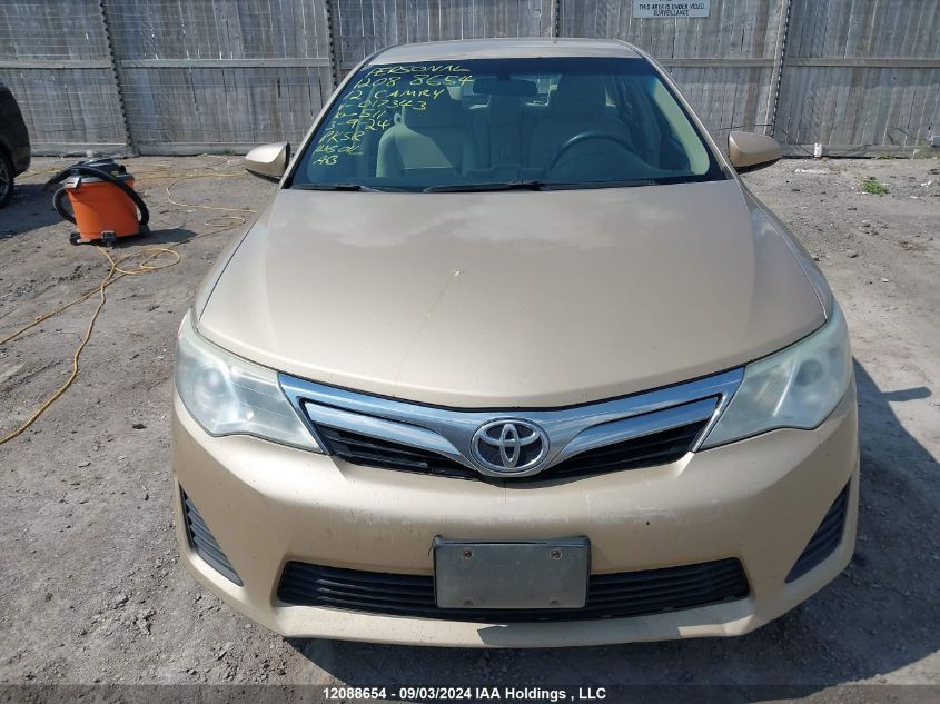 2012 Toyota Camry Se/Le/Xle VIN: 4T1BF1FK5CU017343 Lot: 12088654