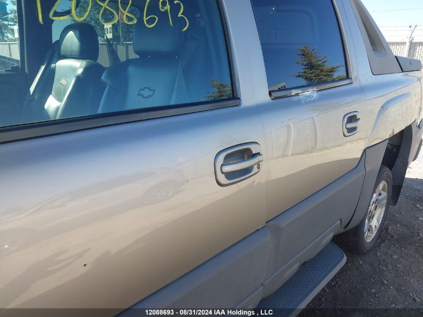 2002 Chevrolet Avalanche VIN: 3GNEK13T52G203872 Lot: 12088693