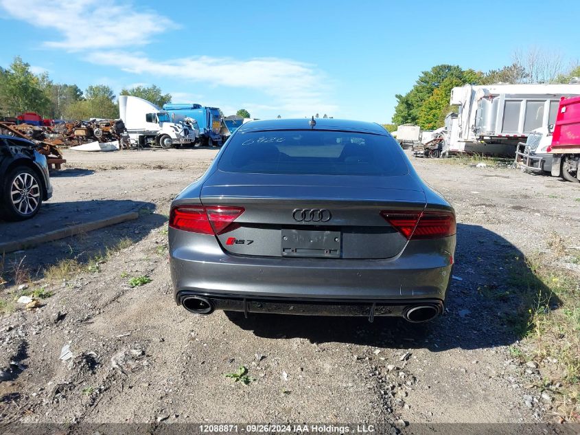 2016 Audi Rs 7 VIN: WUAW2AFC5GN900744 Lot: 12088871