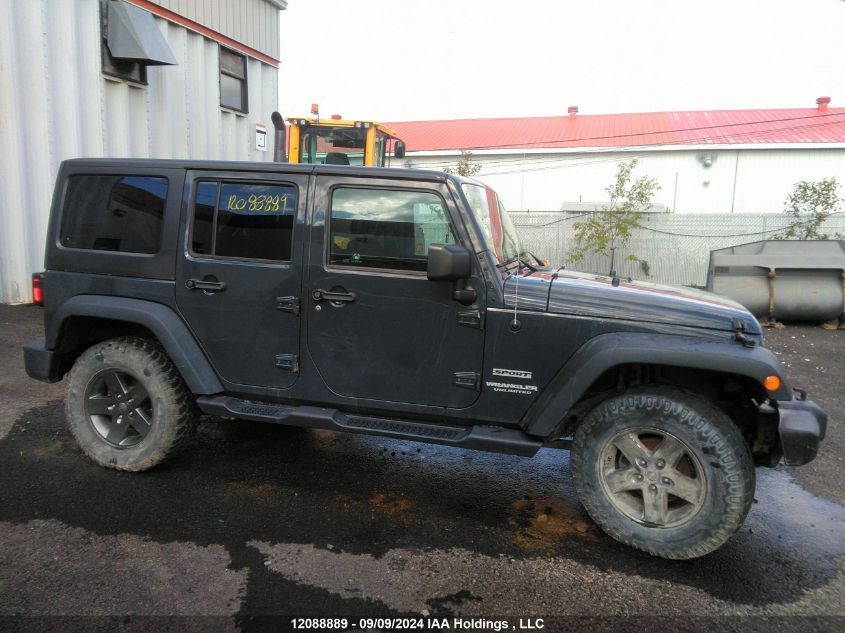 2017 Jeep Wrangler Unlimited Sport VIN: 1C4BJWDG0HL674739 Lot: 12088889