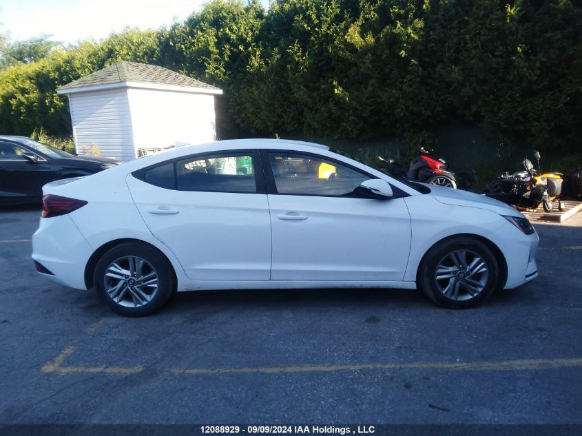 2019 Hyundai Elantra VIN: KMHD84LF4KU796101 Lot: 12088929