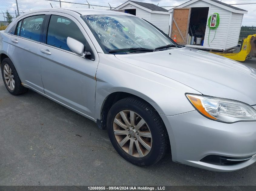 2012 Chrysler 200 Touring VIN: 1C3CCBBB6CN100209 Lot: 12088955