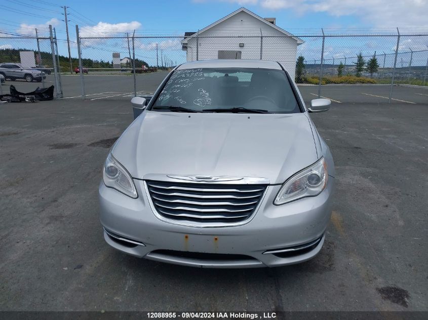 2012 Chrysler 200 Touring VIN: 1C3CCBBB6CN100209 Lot: 12088955