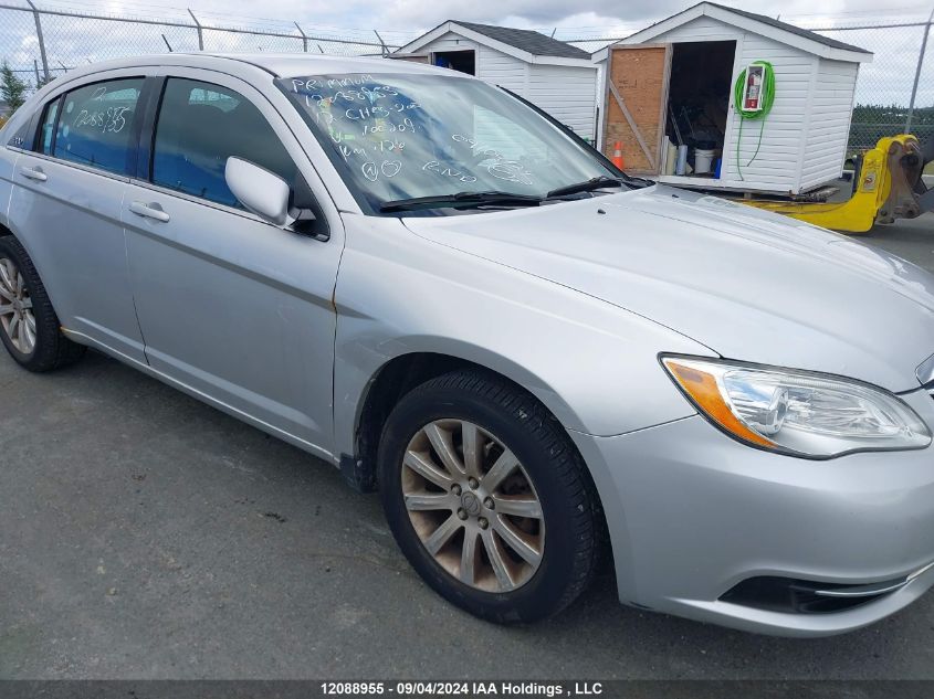 2012 Chrysler 200 Touring VIN: 1C3CCBBB6CN100209 Lot: 12088955