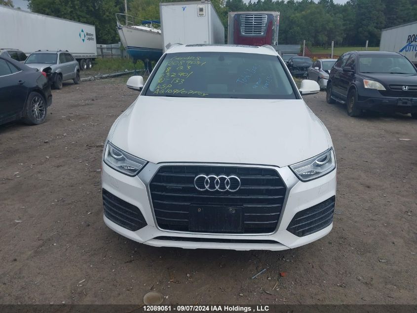 2018 Audi Q3 VIN: WA1JCCFS2JR032901 Lot: 12089051