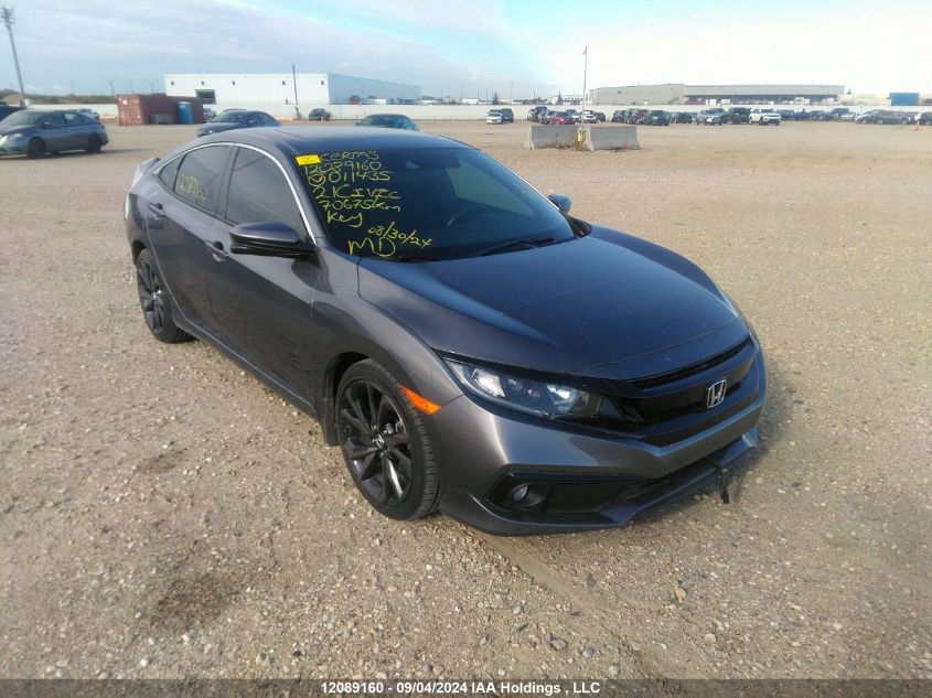 2HGFC2F84MH011435 2021 HONDA CIVIC - Image 1