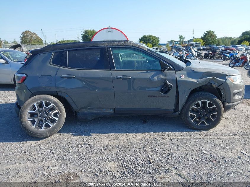 2021 Jeep Compass Trailhawk Elite VIN: 3C4NJDDB0MT546957 Lot: 12089246