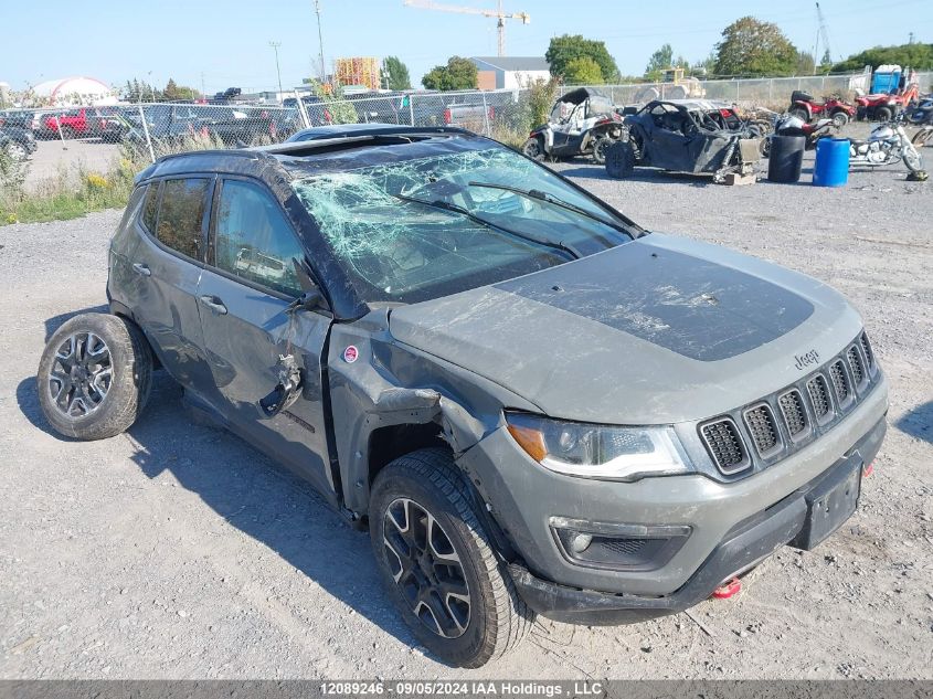 2021 Jeep Compass Trailhawk Elite VIN: 3C4NJDDB0MT546957 Lot: 12089246