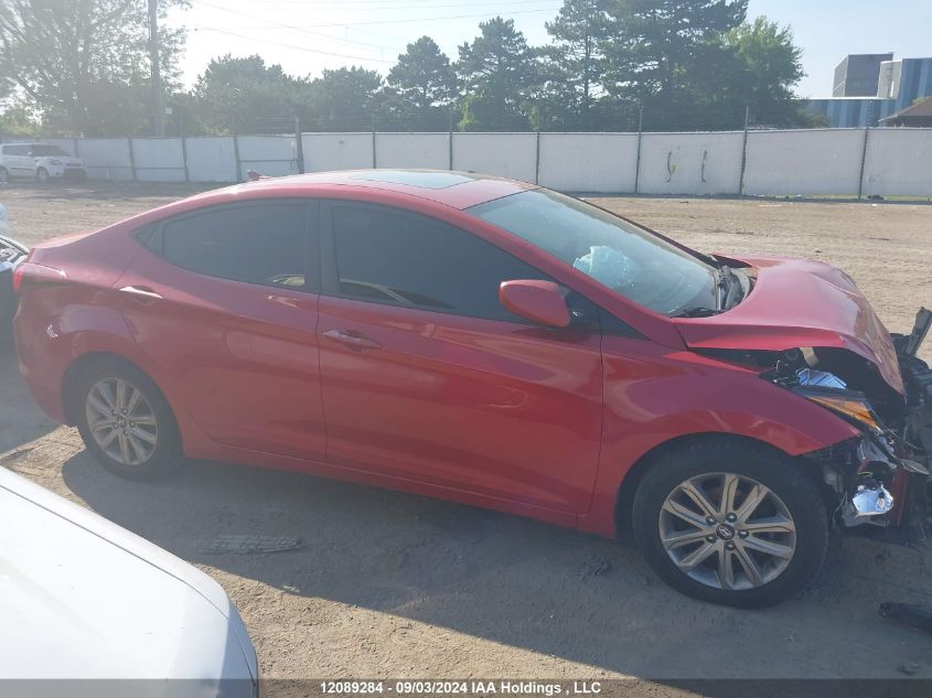 KMHDH4AE2GU478611 2016 Hyundai Elantra Sport Appearance