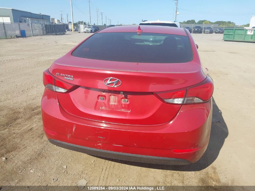 KMHDH4AE2GU478611 2016 Hyundai Elantra Sport Appearance