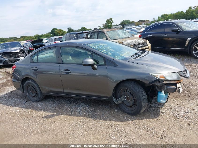 2013 Honda Civic Sdn VIN: 2HGFB2F44DH025612 Lot: 12089306