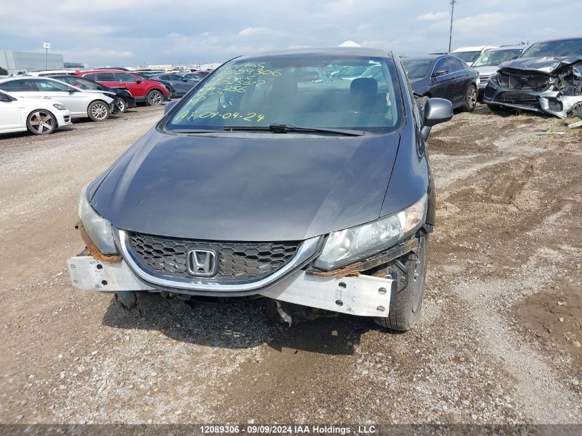 2013 Honda Civic Sdn VIN: 2HGFB2F44DH025612 Lot: 12089306