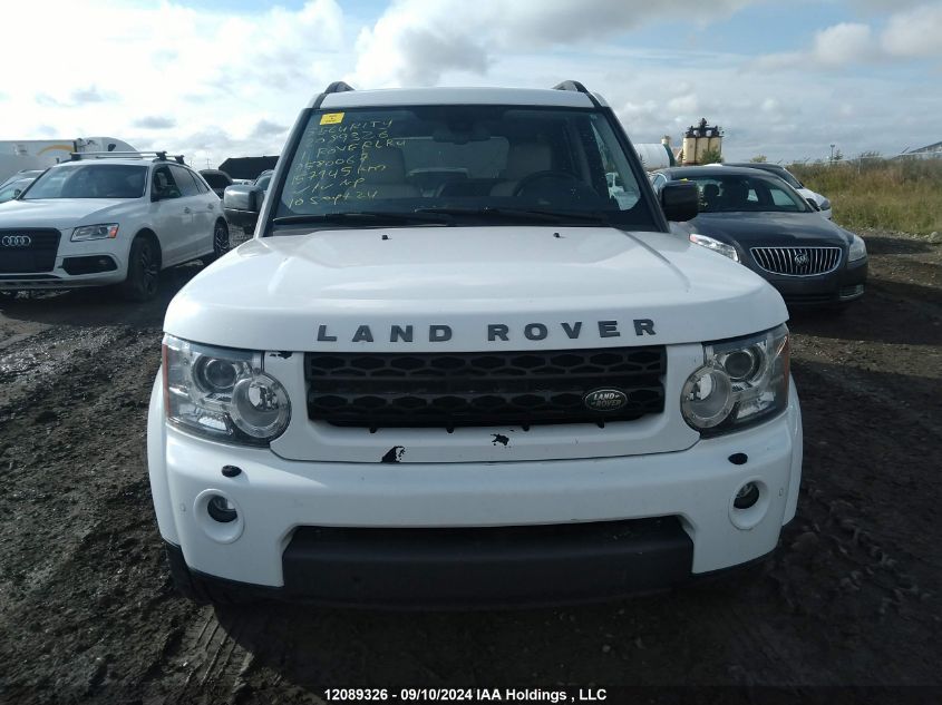 2011 Land Rover Lr4 VIN: SALAK2D47BA580067 Lot: 12089326