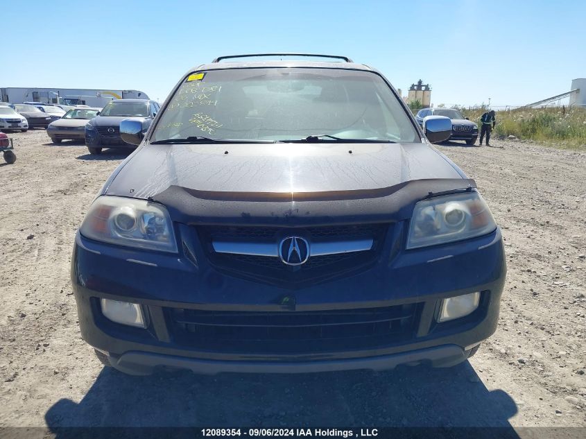 2006 Acura Mdx VIN: 2HNYD18796H002844 Lot: 12089354