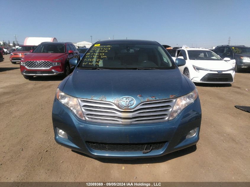 2010 Toyota Venza Base V6 VIN: 4T3BK3BB7AU042133 Lot: 12089369