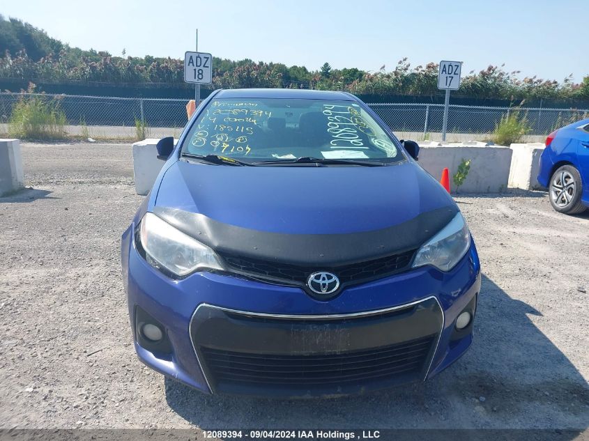 2014 Toyota Corolla L/Le/Le Pls/Prm/S/S Pls VIN: 2T1BURHE9EC185115 Lot: 12089394