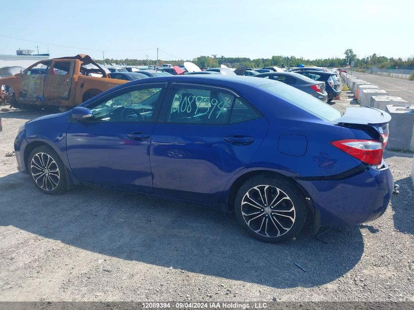 2014 Toyota Corolla L/Le/Le Pls/Prm/S/S Pls VIN: 2T1BURHE9EC185115 Lot: 12089394