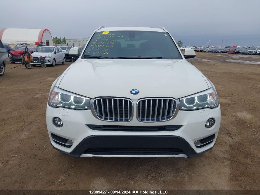 5UXWX9C54H0D96576 2017 BMW X3