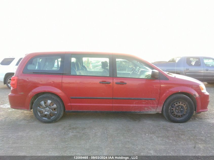 2C4RDGBG1DR587366 2013 Dodge Grand Caravan Se