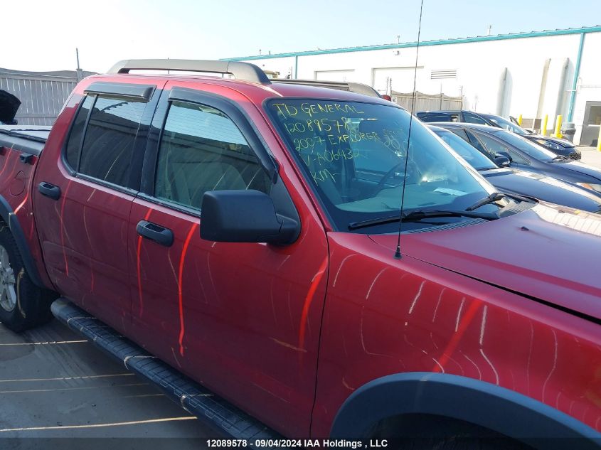 2007 Ford Explorer Sport Trac Xlt VIN: 1FMEU51K57UA06432 Lot: 12089578