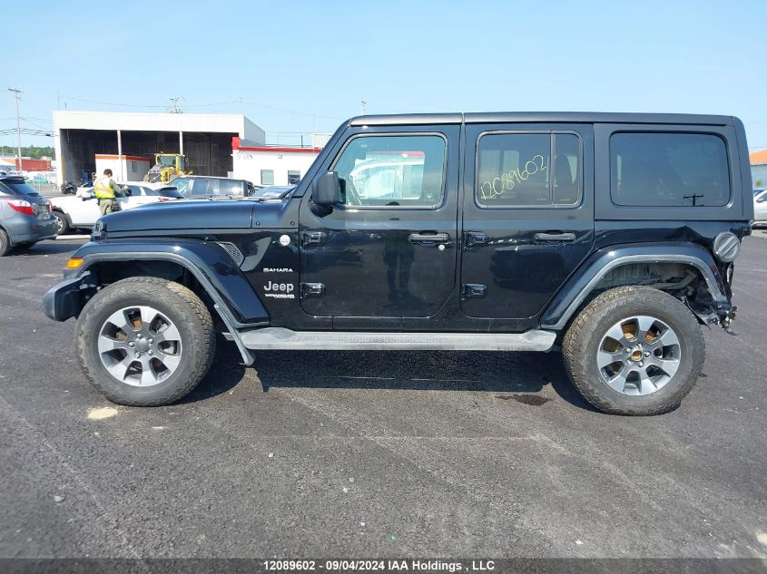 2021 Jeep Wrangler Unlimited Sahara VIN: 1C4HJXEG2MW713449 Lot: 12089602