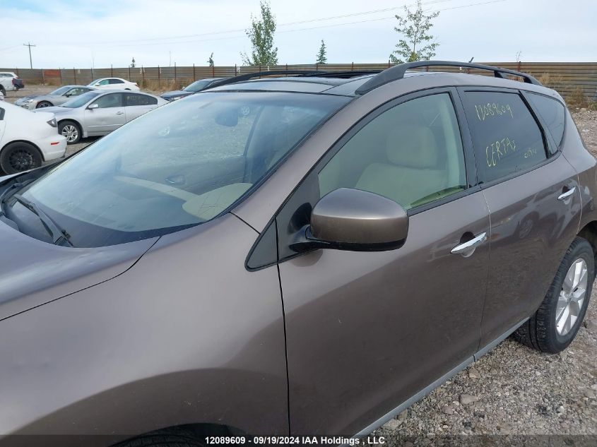 2011 Nissan Murano S/Sl/Le VIN: JN8AZ1MW6BW168406 Lot: 12089609