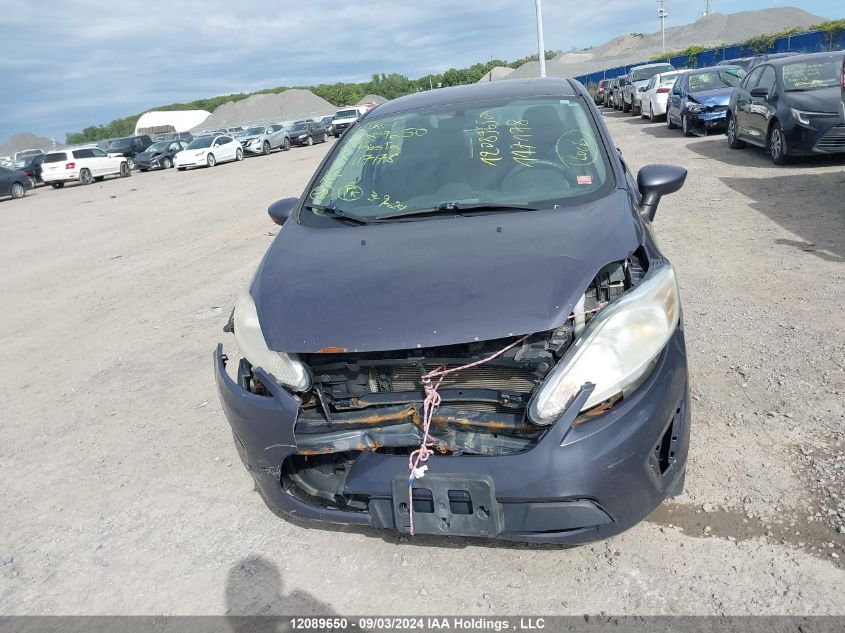 2013 Ford Fiesta VIN: 3FADP4BJ6DM117178 Lot: 12089650