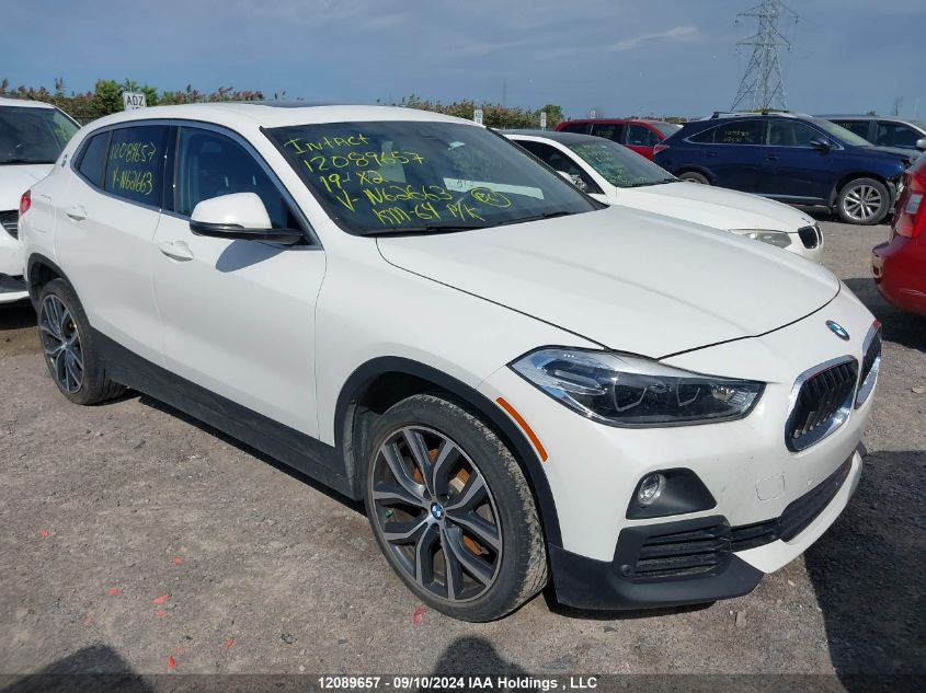 2019 BMW X2 X2 VIN: WBXYJ5C5XK5N62663 Lot: 12089657