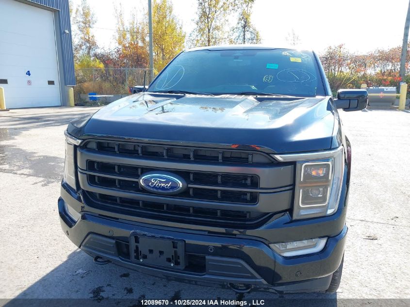 2022 Ford F150 Supercrew VIN: 1FTEW1EP1NFB44256 Lot: 12089670