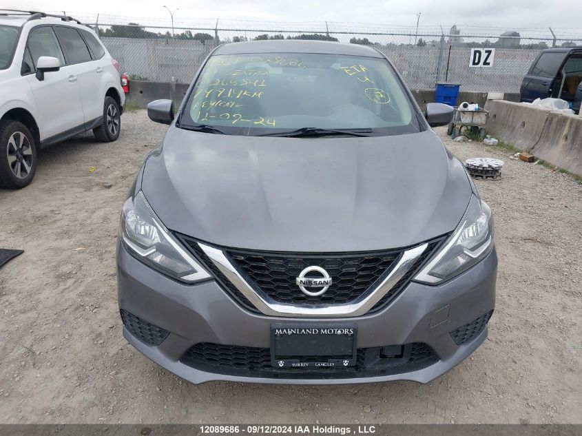 2019 Nissan Sentra S/Sv/Sr/Sl VIN: 3N1AB7AP3KY268541 Lot: 12089686