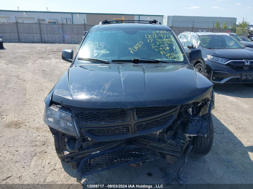 2017 Dodge Journey Crossroad VIN: 3C4PDCGG1HT543086 Lot: 12089717