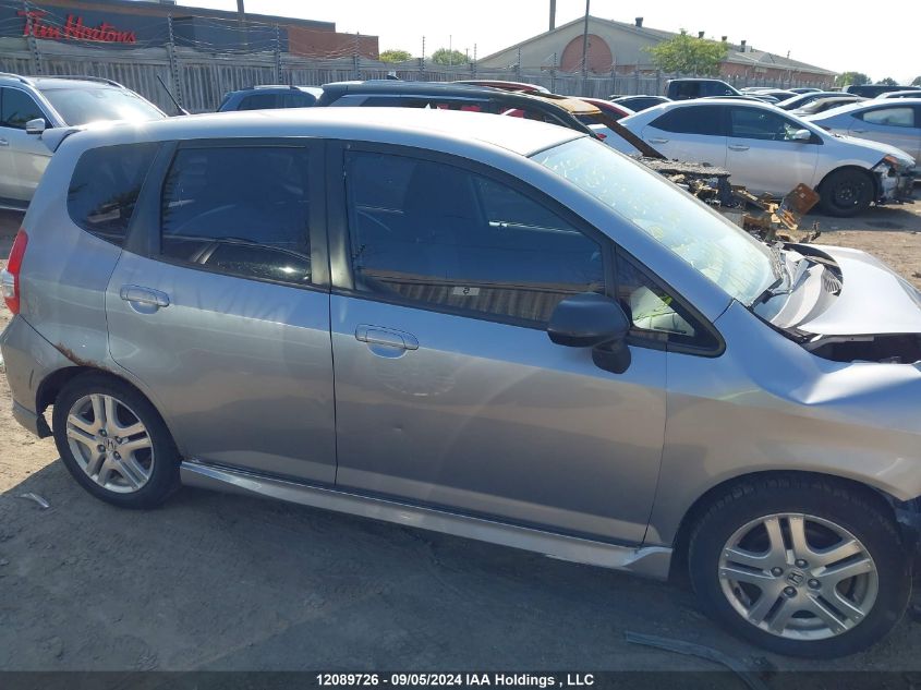 2007 Honda Fit VIN: JHMGD37677S817641 Lot: 12089726