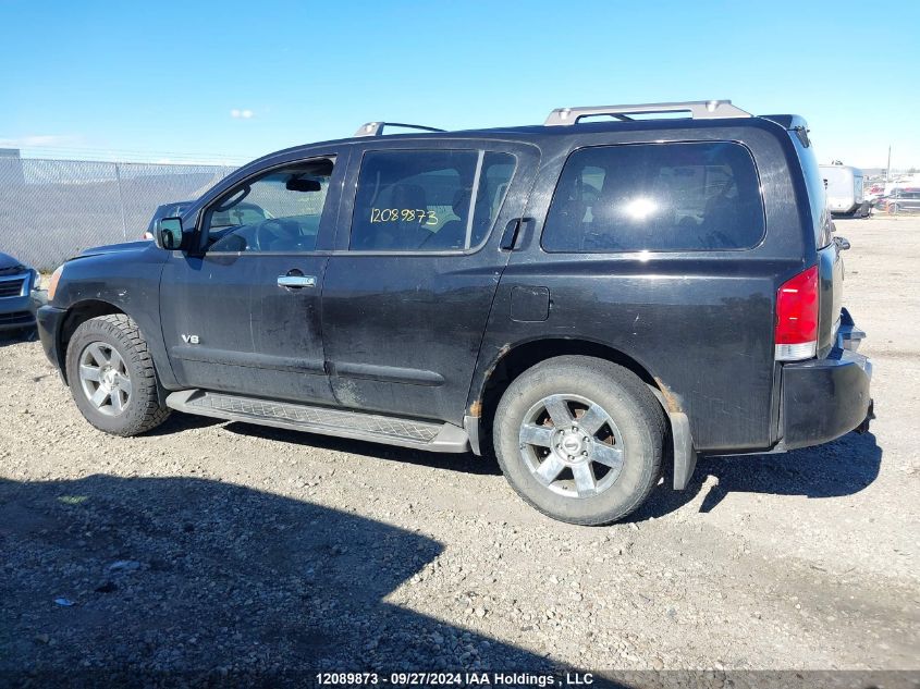 2007 Nissan Armada Se/Le VIN: 5N1AA08C77N715009 Lot: 12089873