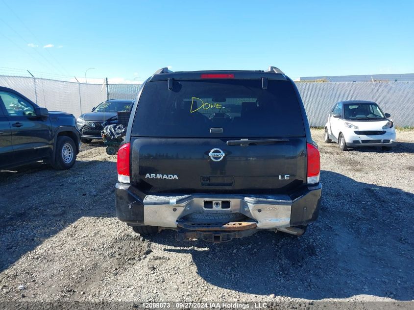 2007 Nissan Armada Se/Le VIN: 5N1AA08C77N715009 Lot: 12089873