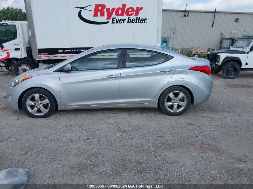 2012 Hyundai Elantra Gls VIN: 5NPDH4AE1CH115919 Lot: 12089935