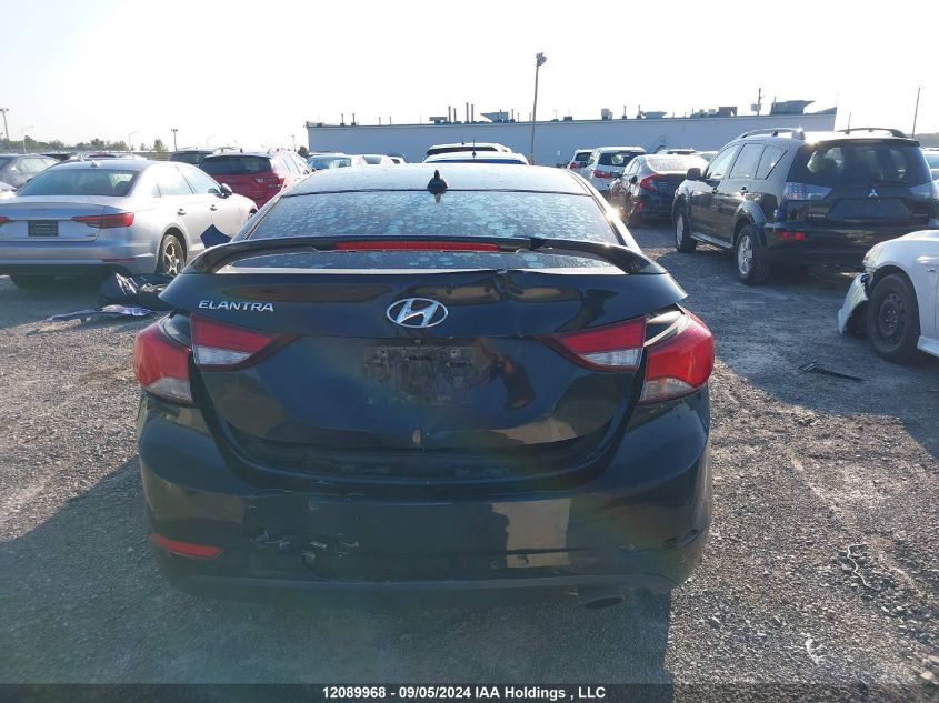 2016 Hyundai Elantra Gls VIN: KMHDH4AH9GU534649 Lot: 12089968