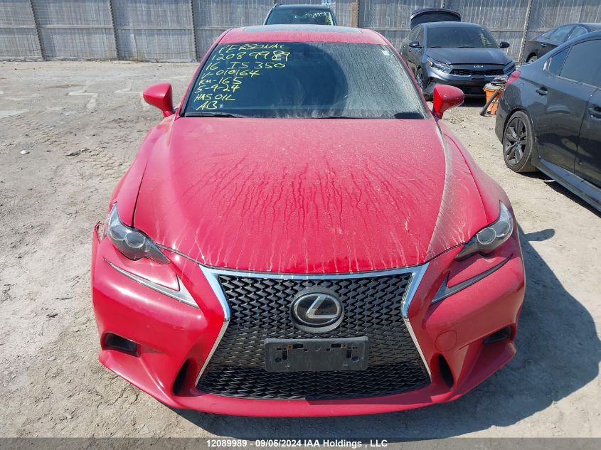 2016 Lexus Is 350 VIN: JTHCE1D27G5010164 Lot: 12089989