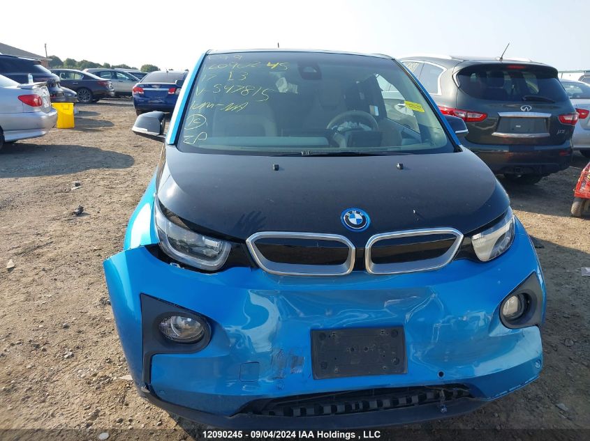 2017 BMW I3 VIN: WBY1Z6C53HV547815 Lot: 12090245