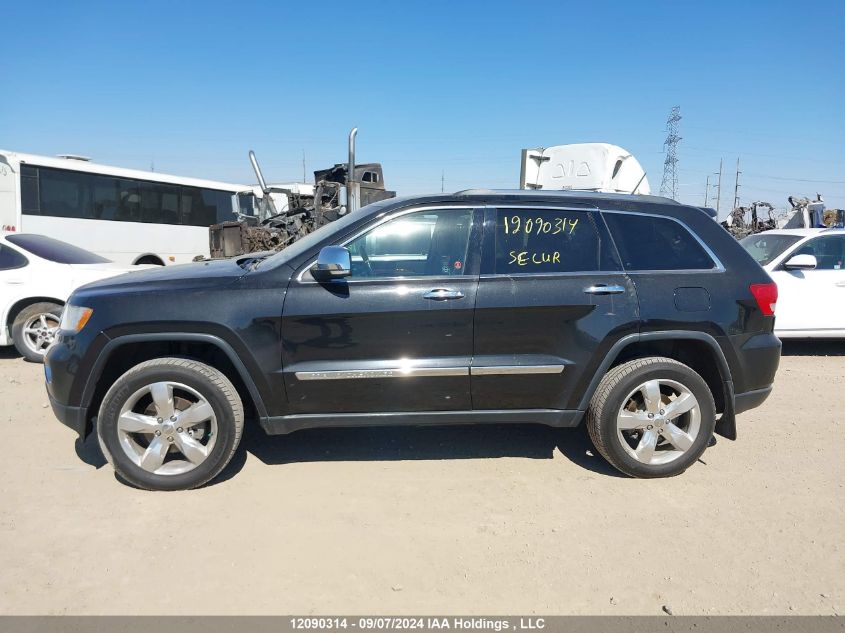 2013 Jeep Grand Cherokee Overland VIN: 1C4RJFCG4DC614876 Lot: 12090314